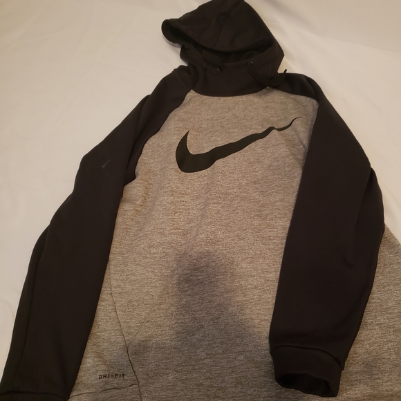Nike Other - Nike Men's Charcoal and Black Hoodie